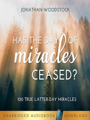cover image of Has the Day of Miracles Ceased?